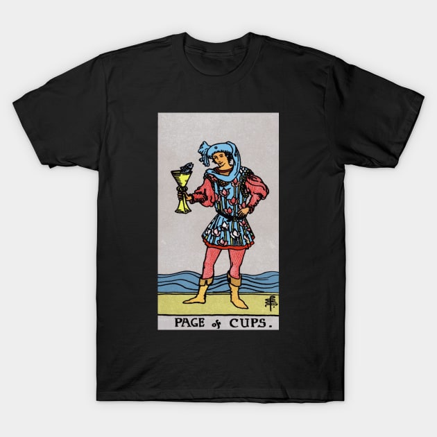 Tarot Card = Page of Cups T-Shirt by tetratarot